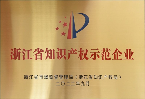 浙江省知識產權示范企業(yè)